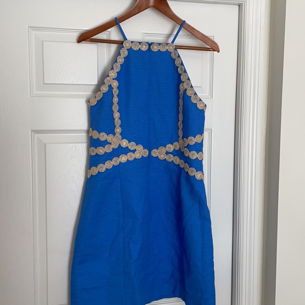 Blue and gold Lilly Pulitzer Dress